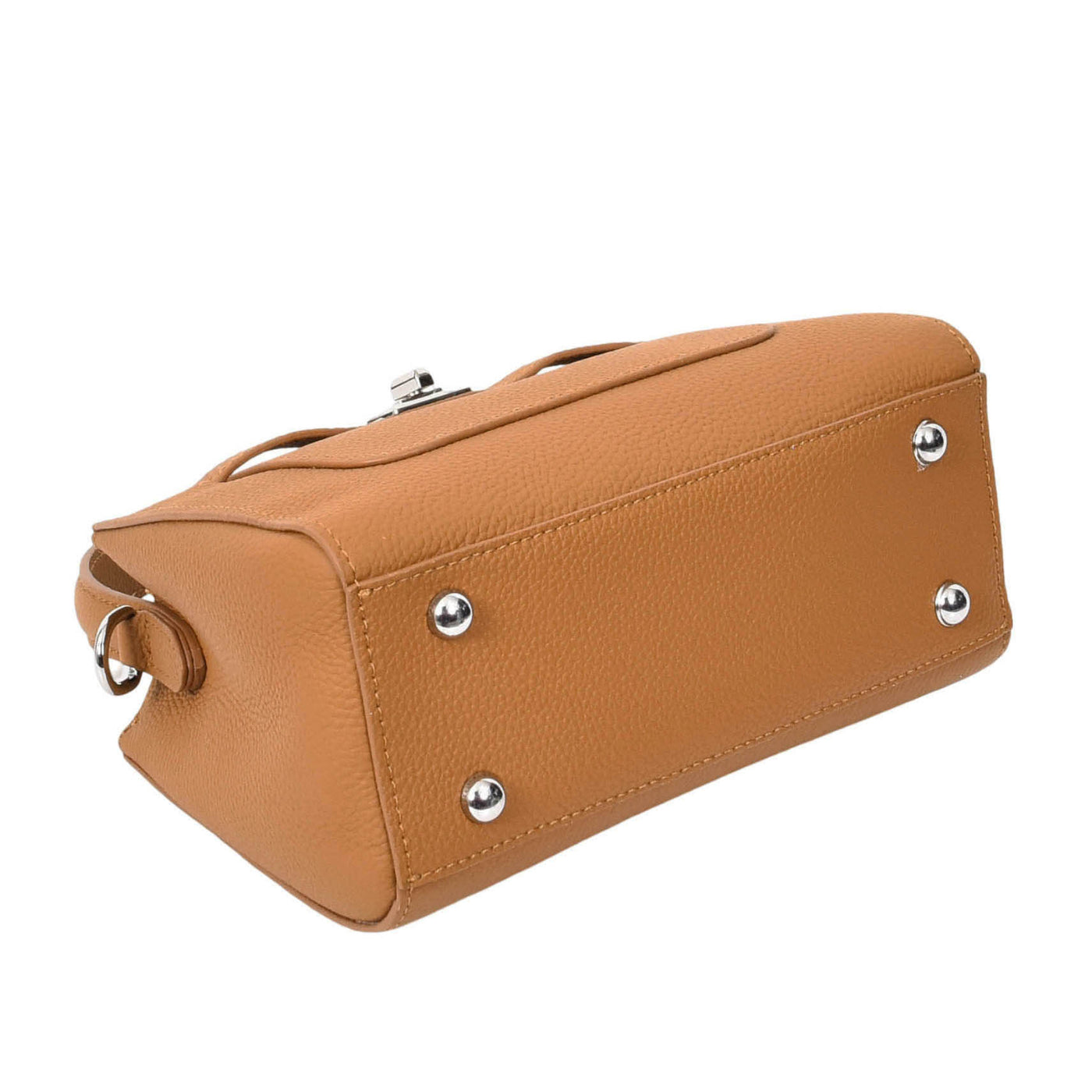Women's Leather Top Handle Small Bag Lydia Tan ( Min Order From 10/Pcs )
