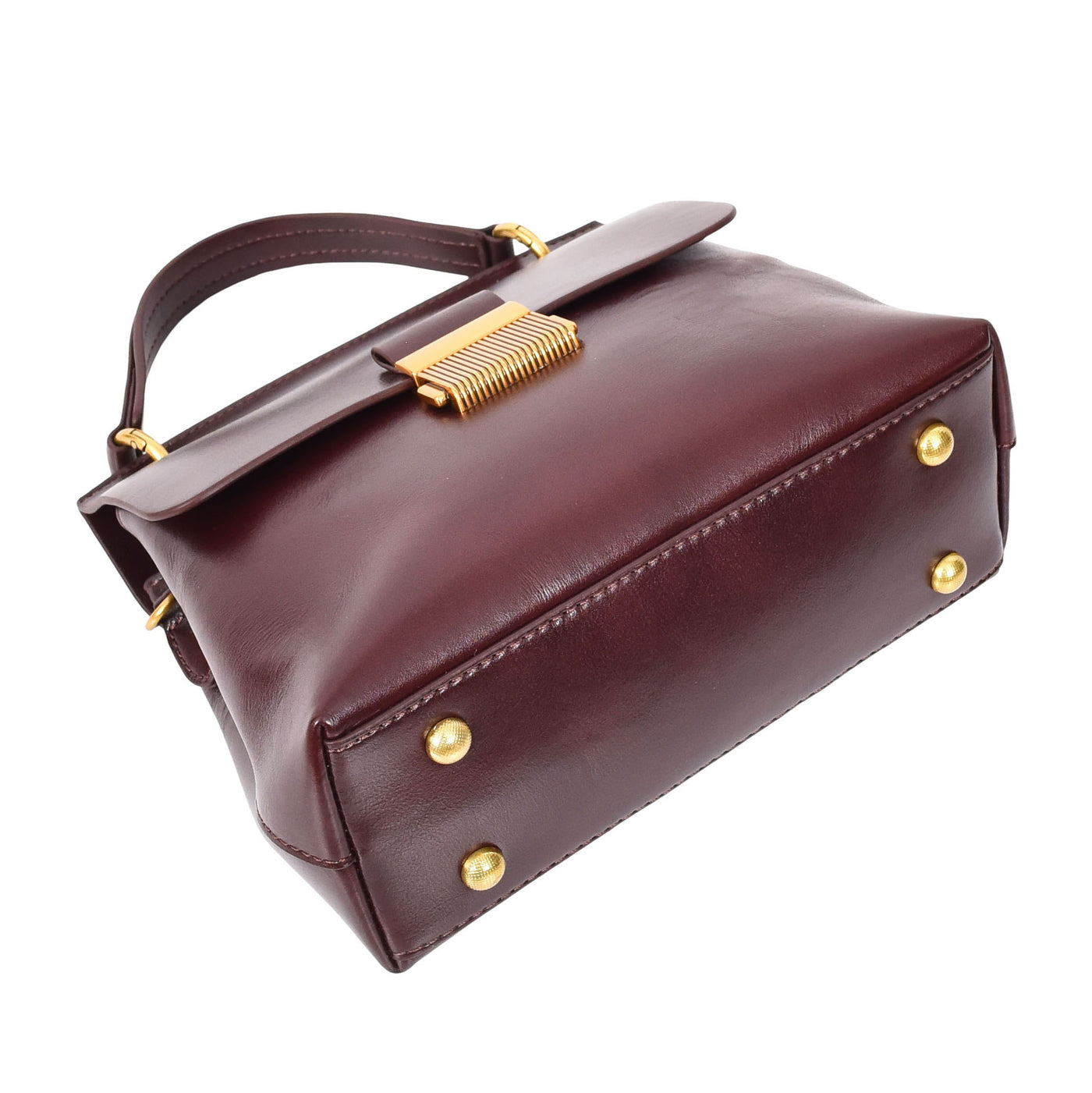 Womens Real Leather Small Handbag Gabriella Brown (Min Order From 10Pcs)