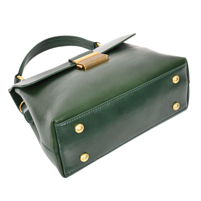 Womens Real Leather Small Handbag Gabriella Green (Min Order From 10Pcs)