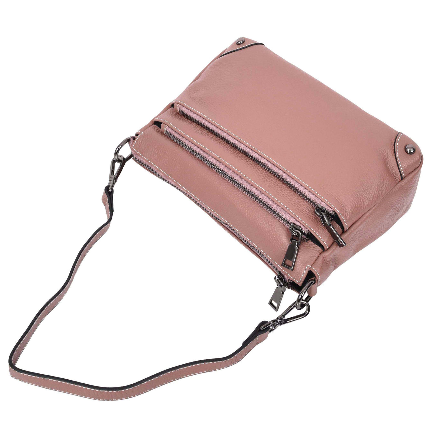 Women's Leather 2-in-1 Cross Body Shoulder Bag Olivia Rose ( Min Order From 10/Pcs )