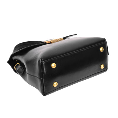 Womens Real Leather Small Handbag Gabriella Black (Min Order From 10Pcs)