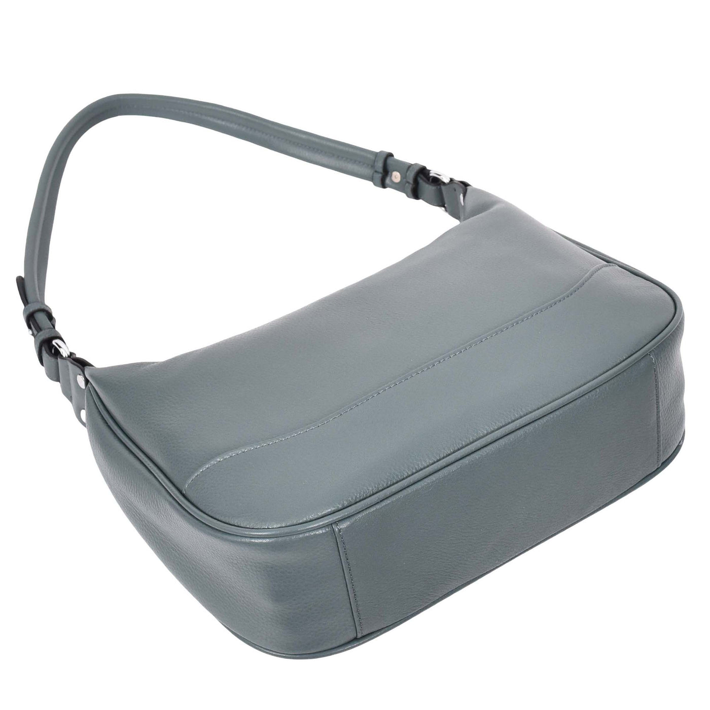 Women's Leather Hobo Style Shoulder Bag Daphne Teal  ( Min Order From 10/Pcs )