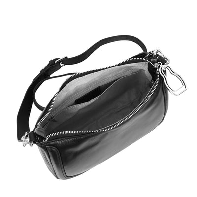 Women's Leather 2-in-1 Cross Body Handbag Aurora Black ( Min Order From 10/Pcs )