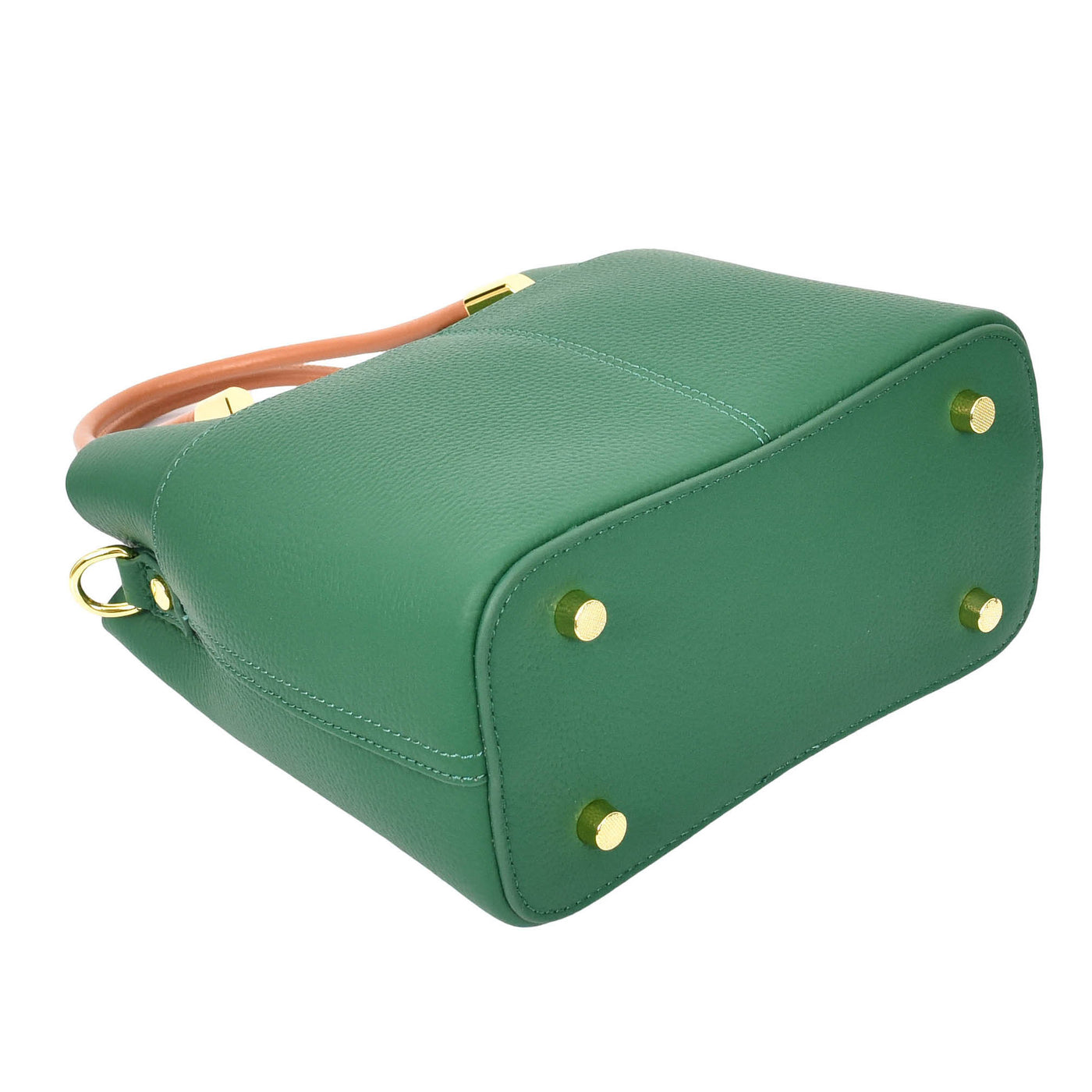Women's Leather Top Handle Bag Ella Green (Min Order From 10Pcs)