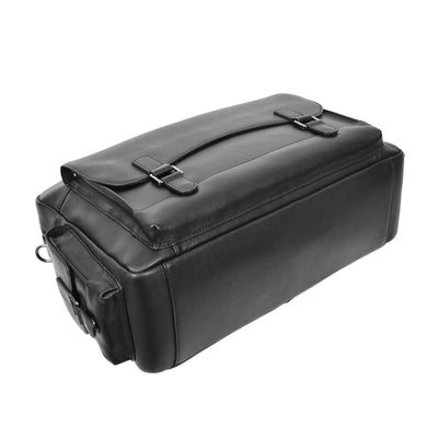 Leather Holdall Mid Size Weekend Bag Kensington Black (Min Order From 10Pcs)