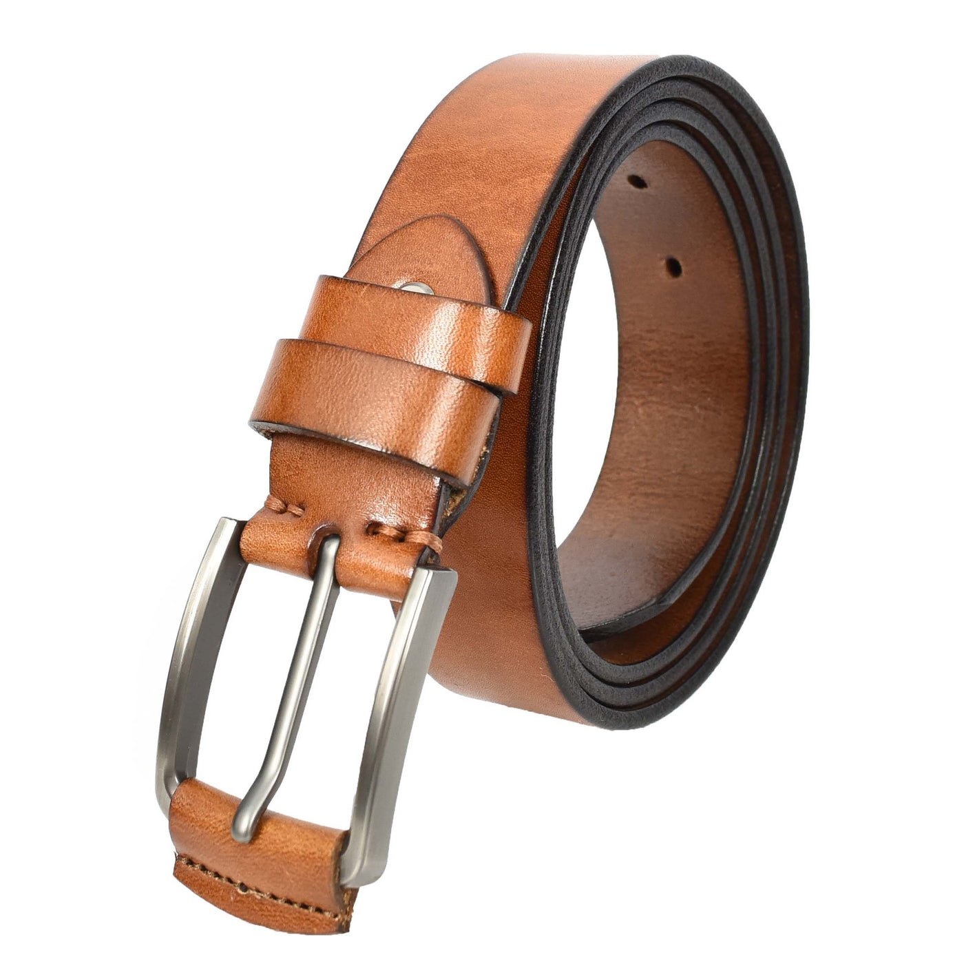 Mens Real Leather Handmade Casual Style Every Day Adjustable Daily Wear Belt Taraz Tan ( Min Order From 10/Pcs )