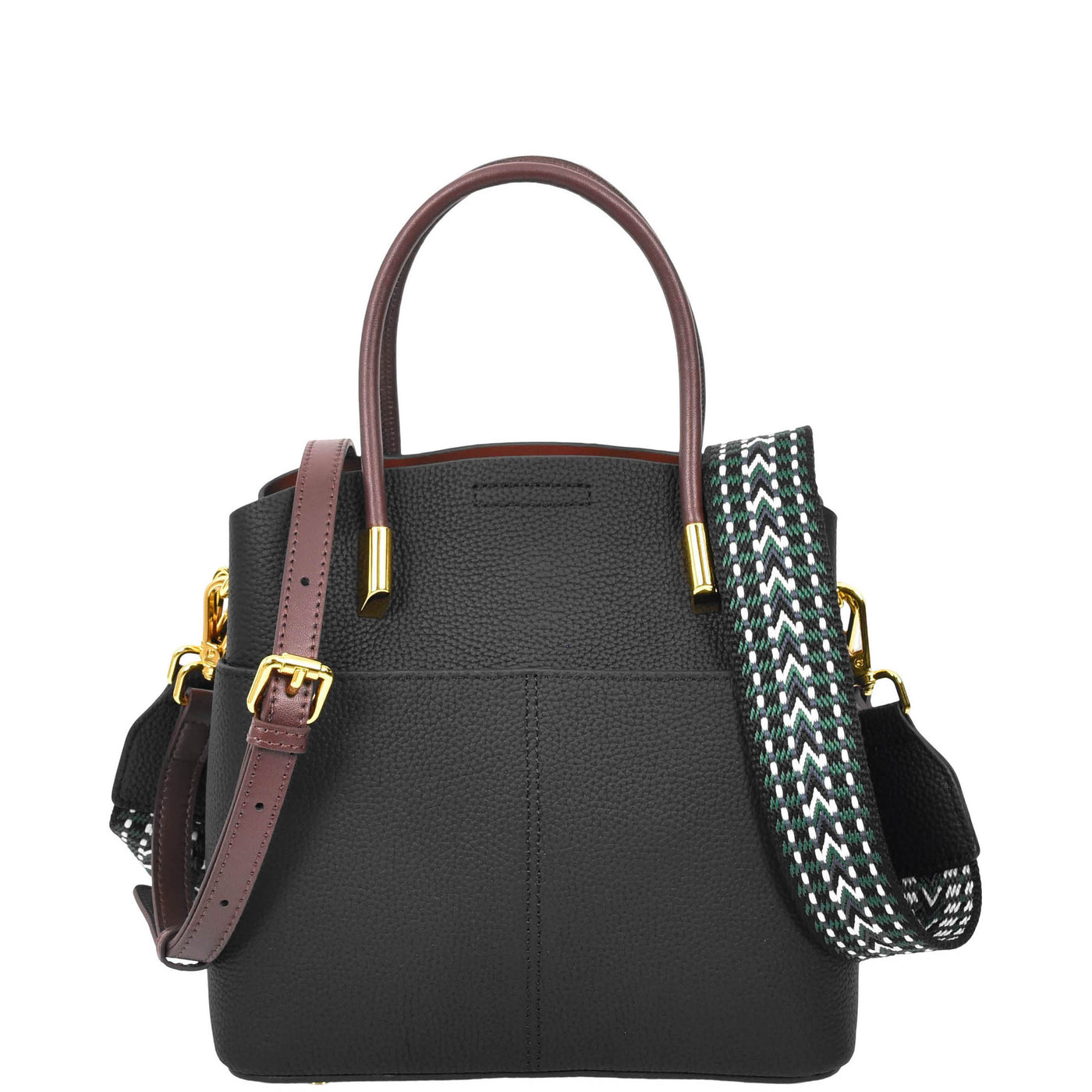 Women's Leather Top Handle Bag Ella Black (Min Order From 10Pcs)
