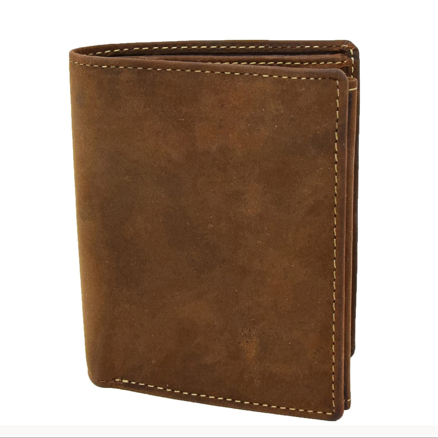 Mens Bifold Vintage Leather Wallet Vienna Tan ( Min Order From 20/Pcs )