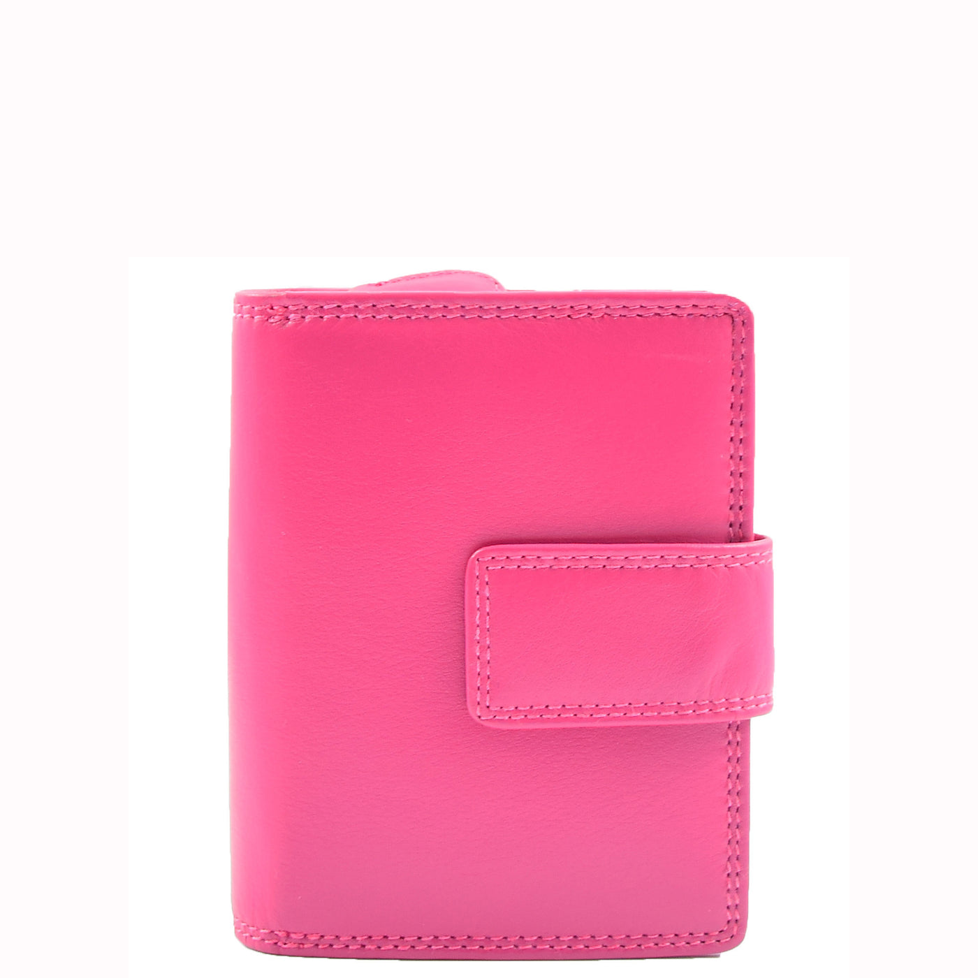 Women's Purse Real Soft Premium Leather Bi Fold HOL1132 Pink  (Min Order From 20Pcs)