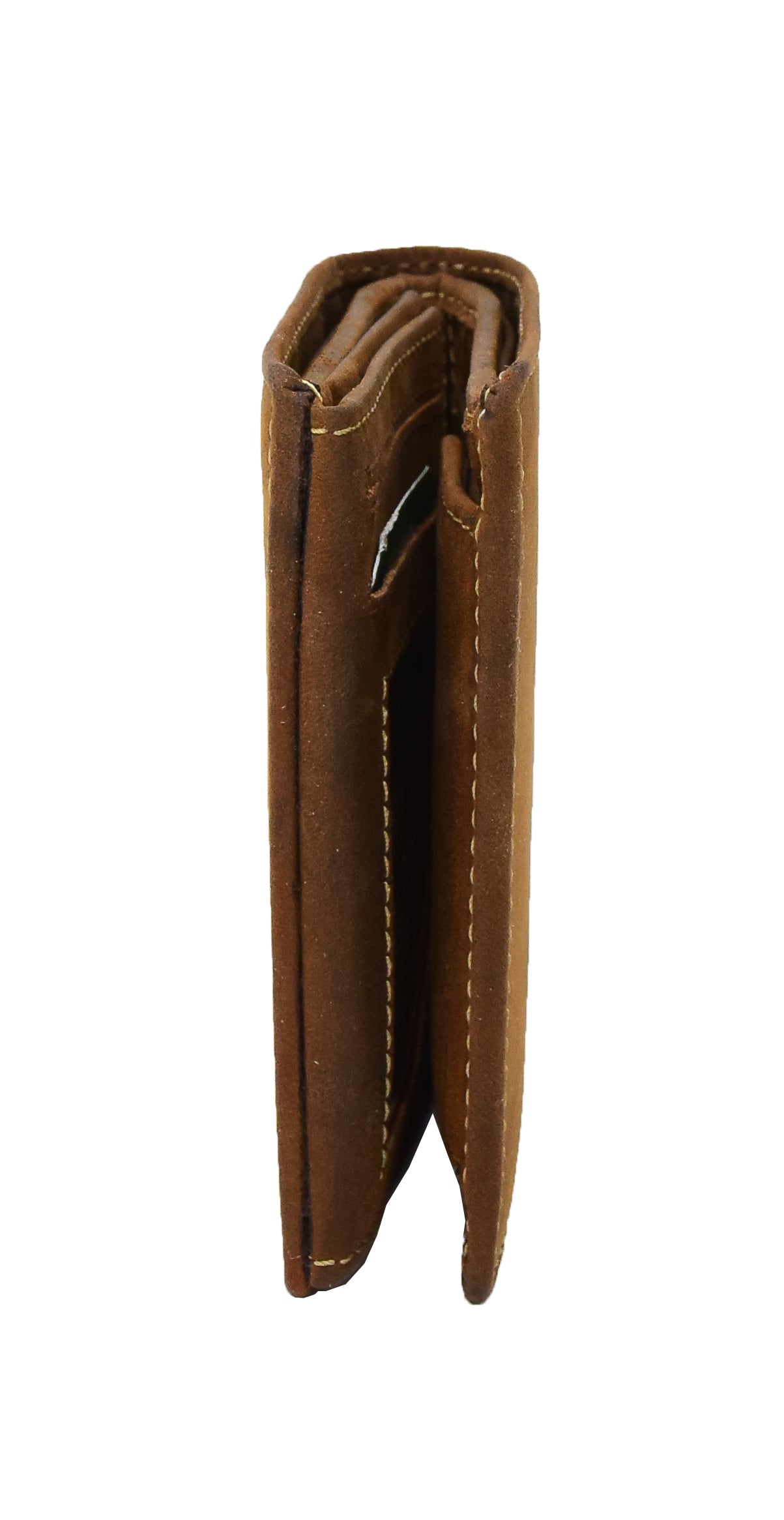 Mens Bifold Vintage Leather Wallet Vienna Tan ( Min Order From 20/Pcs )