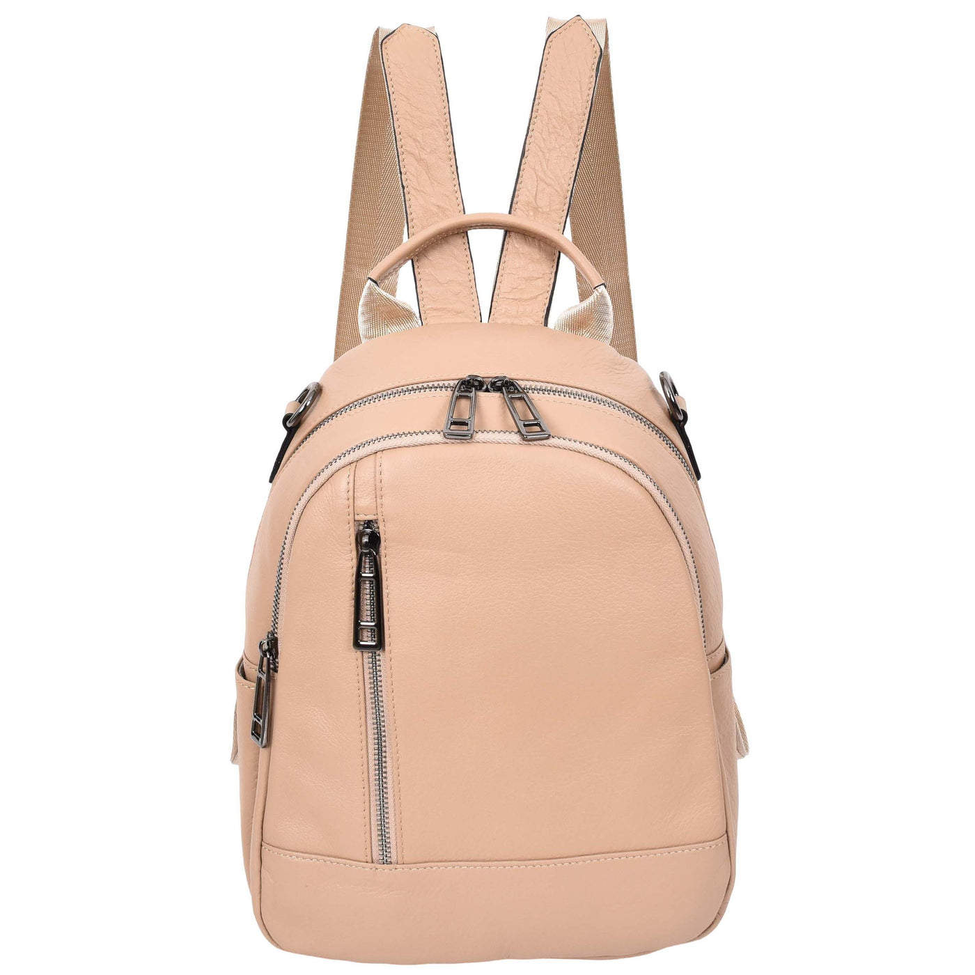 Women's Real Leather Casual Backpack Victoria Rose ( Min Order From 10/Pcs )