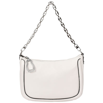 Women's Leather 2-in-1 Cross Body Handbag Aurora White ( Min Order From 10/Pcs )