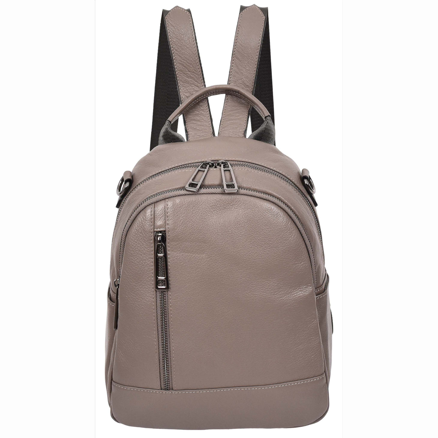 Women's Real Leather Casual Backpack Victoria Grey ( Min Order From 10/Pcs )