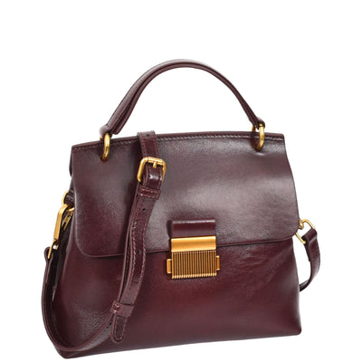 Womens Real Leather Small Handbag Gabriella Brown (Min Order From 10Pcs)