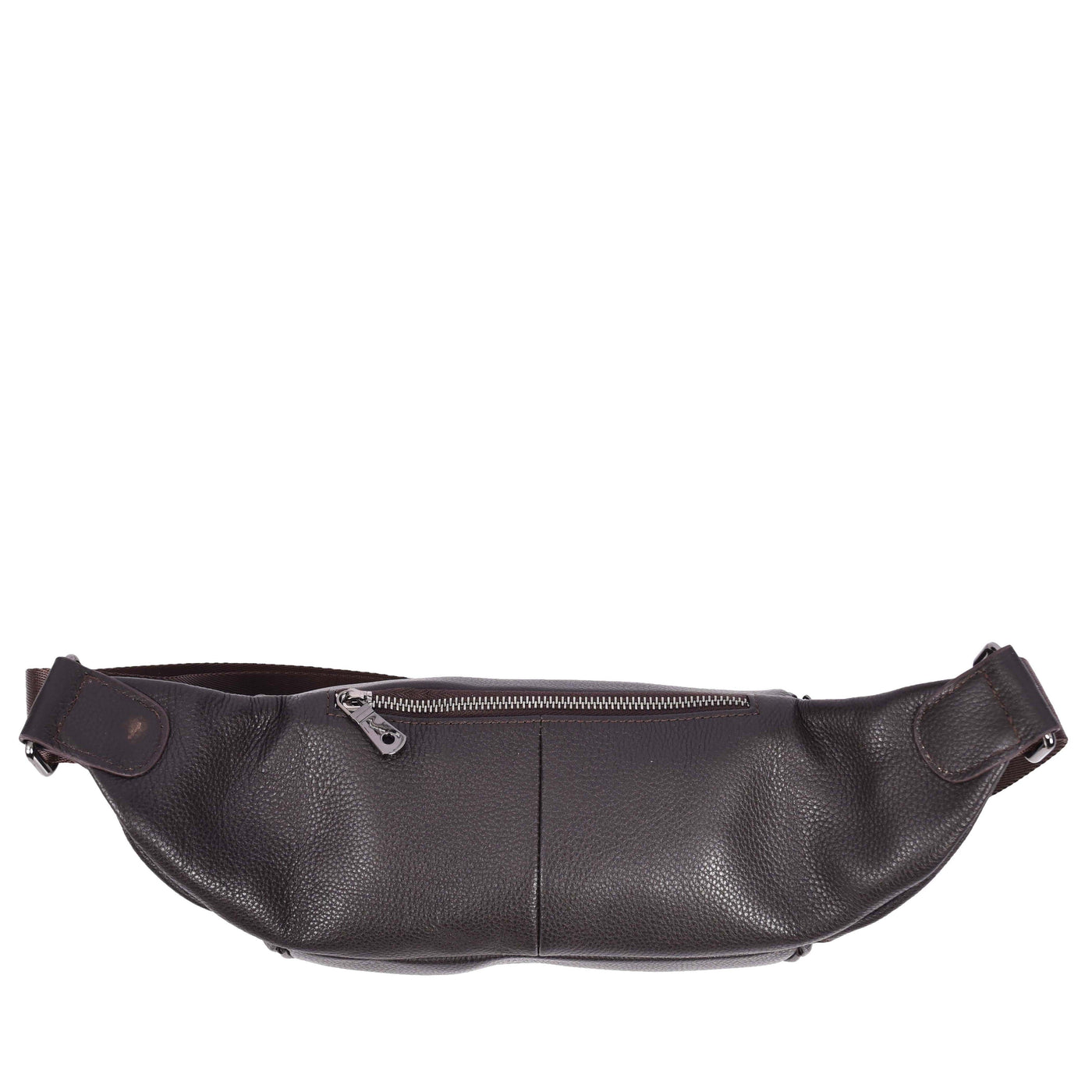 Real Leather Bum Bag Milan Brown (Min Order From 10Pcs)