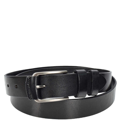 Mens Real Leather Handmade Casual Style Every Day Adjustable Daily Wear Belt Taraz Black ( Min Order From 10/Pcs )