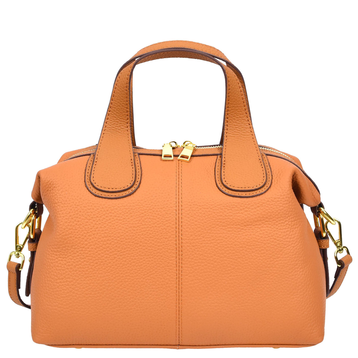 Women's Real Leather Handbag Small Cross Body Shoulder Bag Dahlia Tan ( Min Order From 10/Pcs )