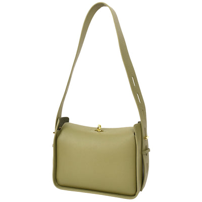 Women's Real Leather Classic Shoulder Bag Penelope OLIVE ( Min Order From 10/Pcs )