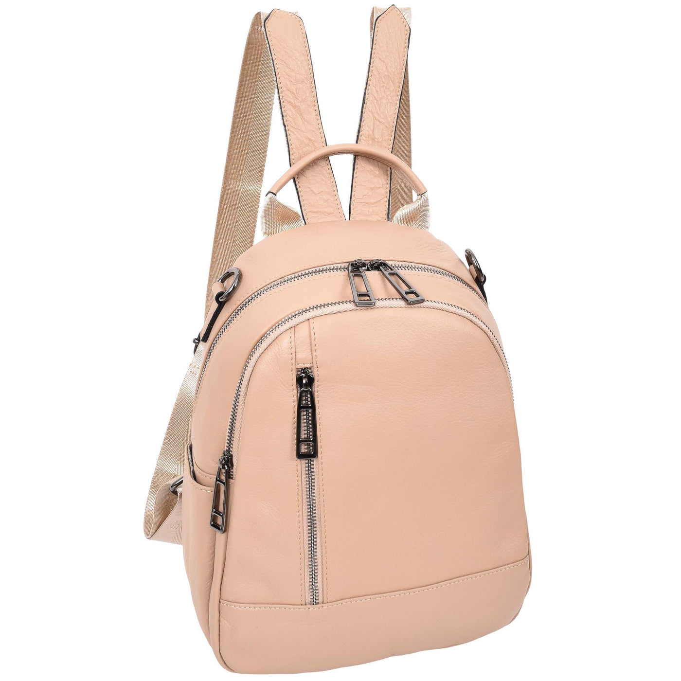 Women's Real Leather Casual Backpack Victoria Rose ( Min Order From 10/Pcs )