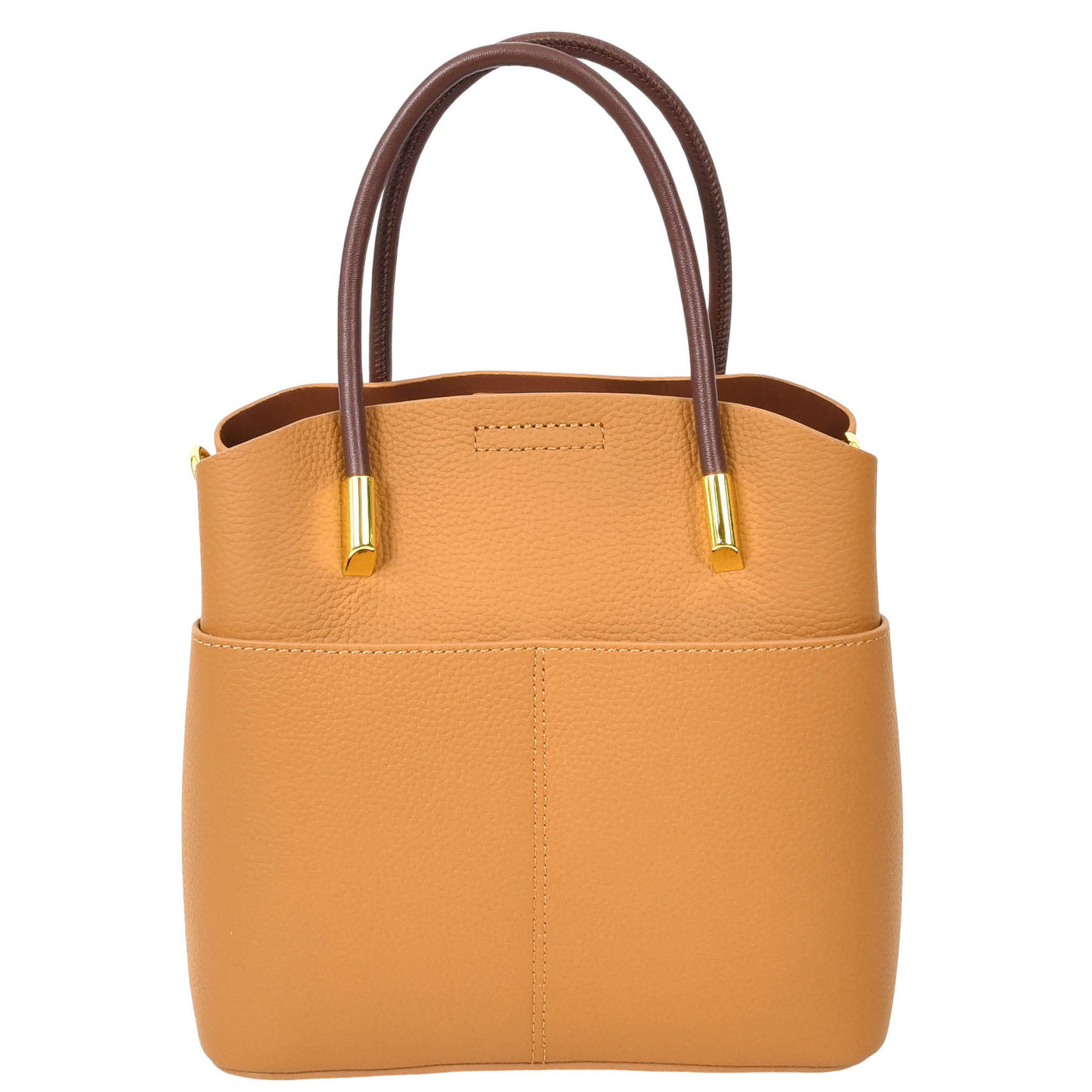 Women's Leather Top Handle Bag Ella Tan (Min Order From 10Pcs)