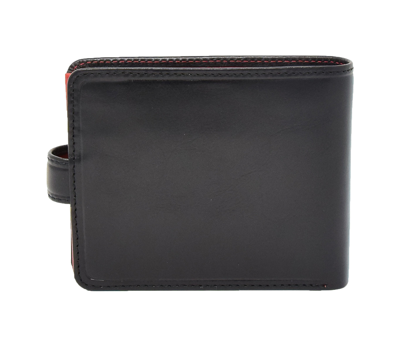 Mens Premium Leather Two Tone Wallet Hobart Black ( Min Order From 20/Pcs }