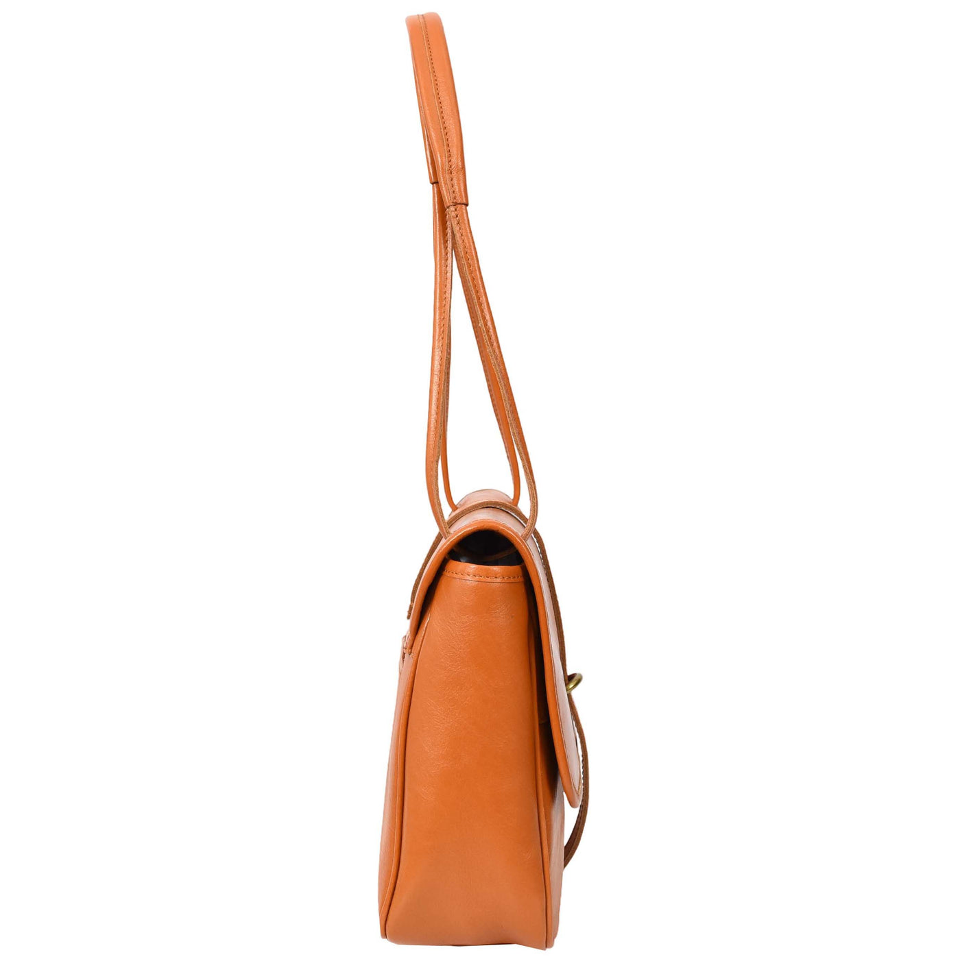 Women's Real Leather Shoulder Bag Classic Mid Size Handbag Simone Tan  (Min Order From 10Pcs)