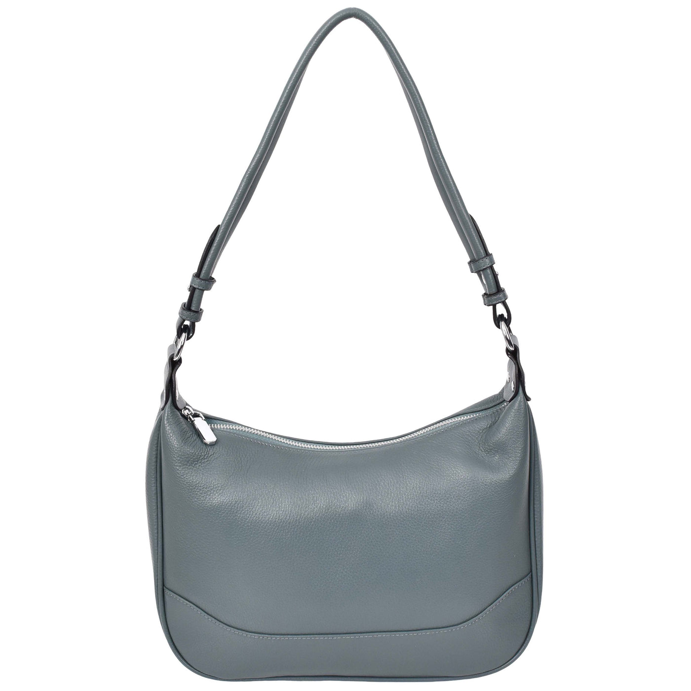 Women's Leather Hobo Style Shoulder Bag Daphne Teal  ( Min Order From 10/Pcs )