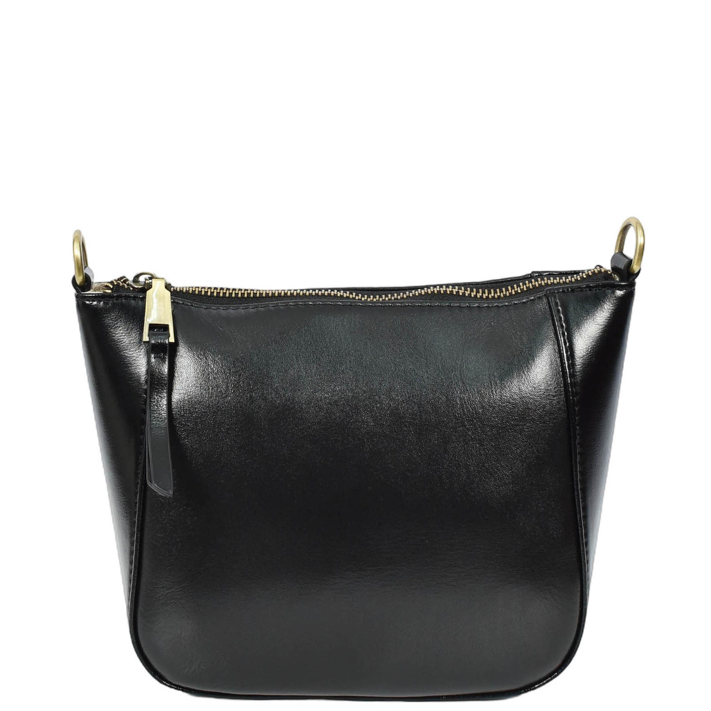 Women's Real Leather Cross Body Bag Small Size Sling Pouch Catherine Black (Min Order From 10Pcs)