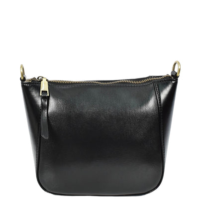 Women's Real Leather Cross Body Bag Small Size Sling Pouch Catherine Black (Min Order From 10Pcs)