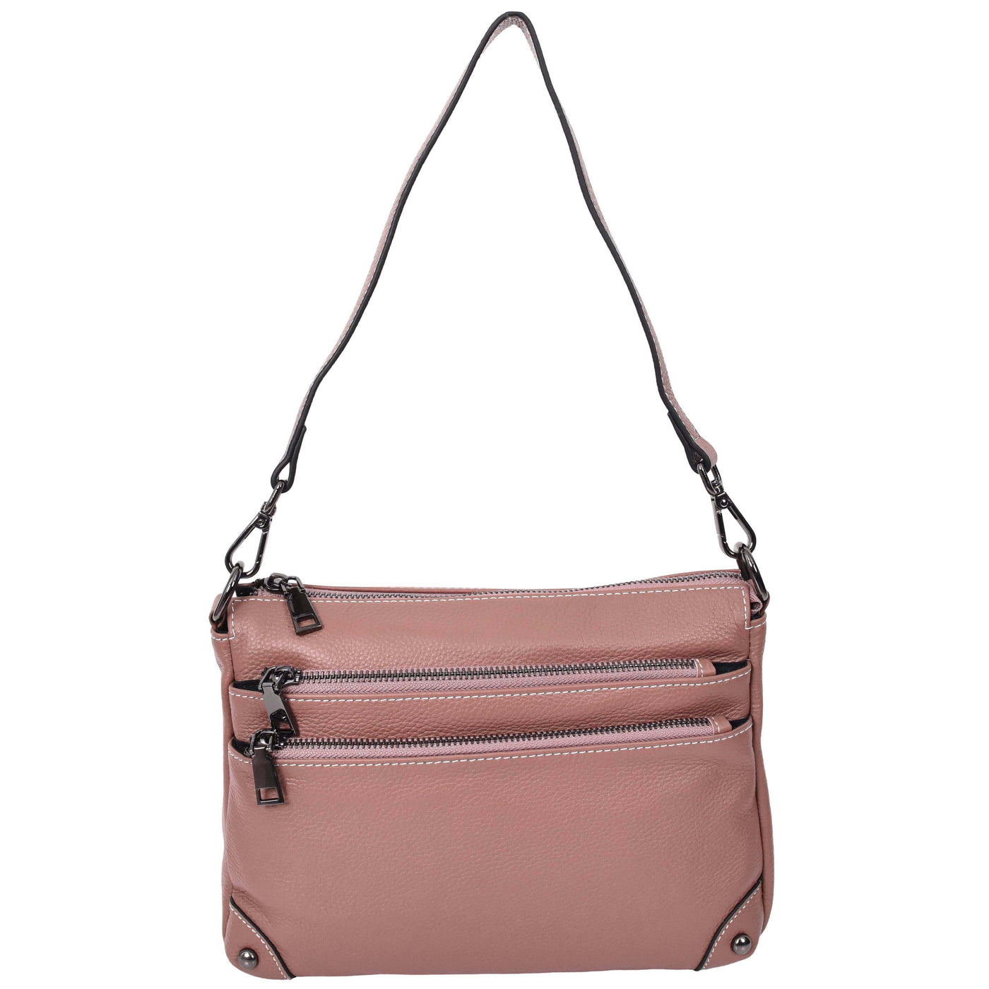 Women's Leather 2-in-1 Cross Body Shoulder Bag Olivia Rose ( Min Order From 10/Pcs )
