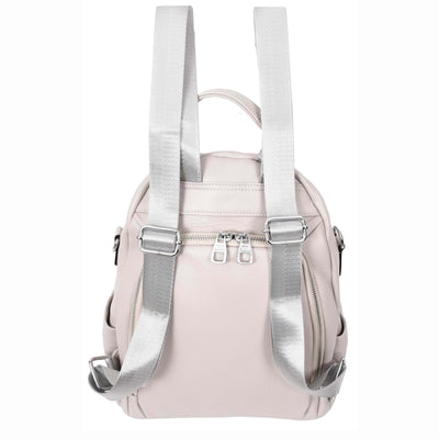 Women's Real Leather Casual Backpack Eliza Grey ( Min Order From 10/Pcs )