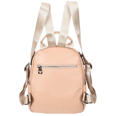 Women's Real Leather Casual Backpack Victoria Rose ( Min Order From 10/Pcs )