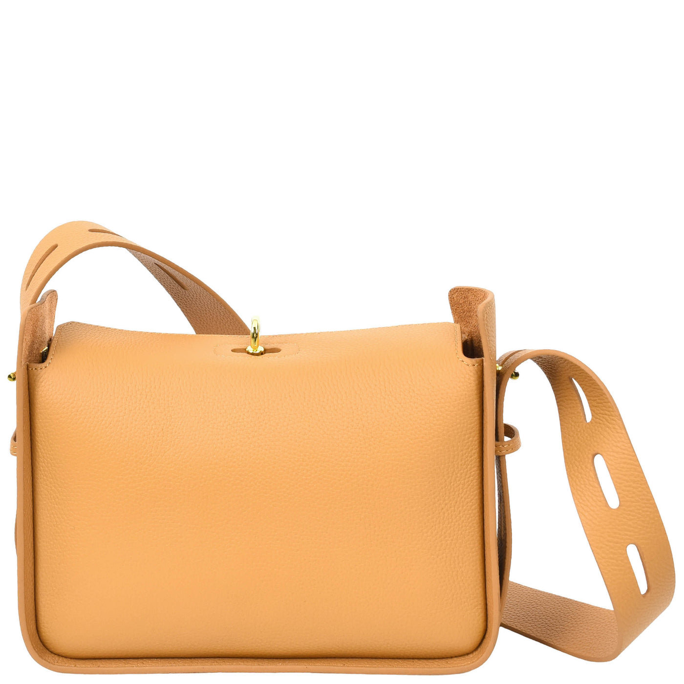 Women's Real Leather Classic Shoulder Bag Penelope Tan ( Min Order From 10/Pcs )
