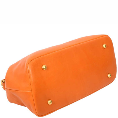 Women's Real Leather Bag Doctor Handbag HOL848 Tan (Min Order From 10/Pcs)