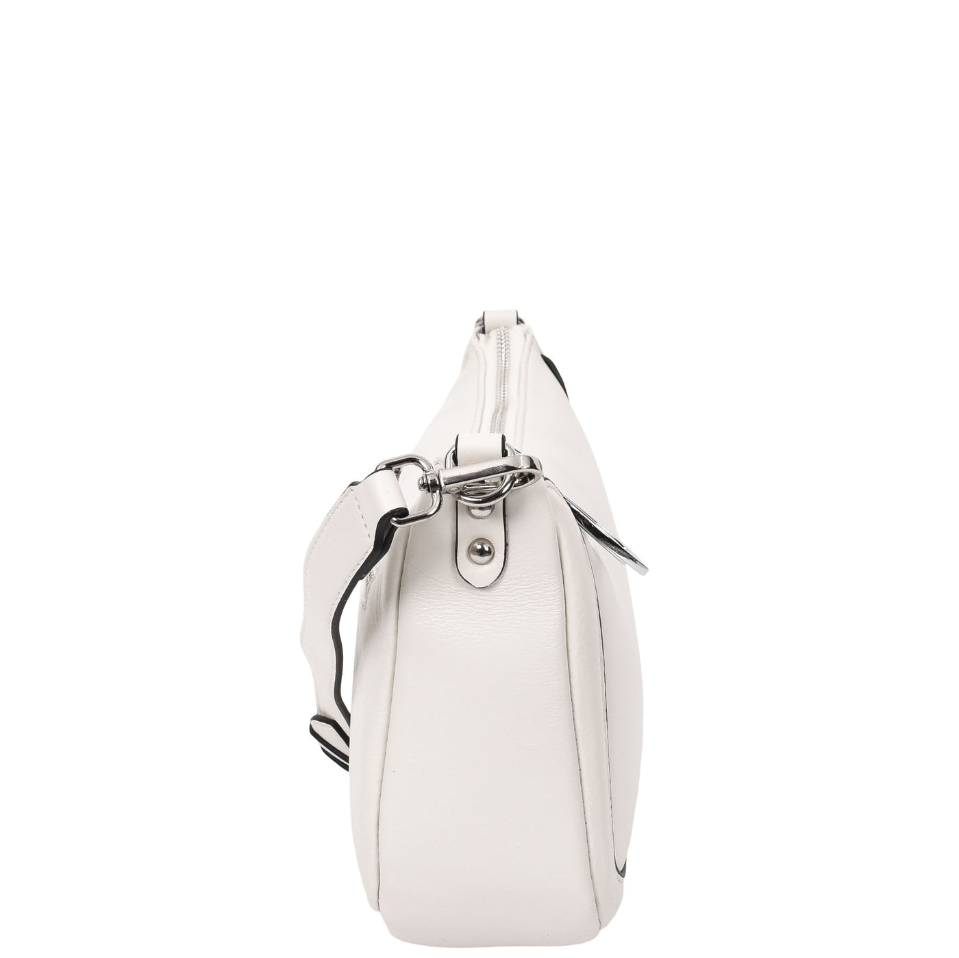 Women's Leather 2-in-1 Cross Body Handbag Aurora White ( Min Order From 10/Pcs )