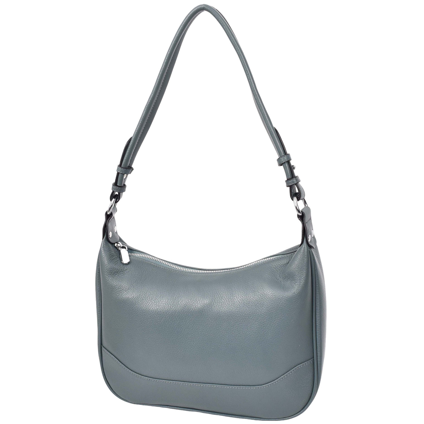 Women's Leather Hobo Style Shoulder Bag Daphne Teal  ( Min Order From 10/Pcs )