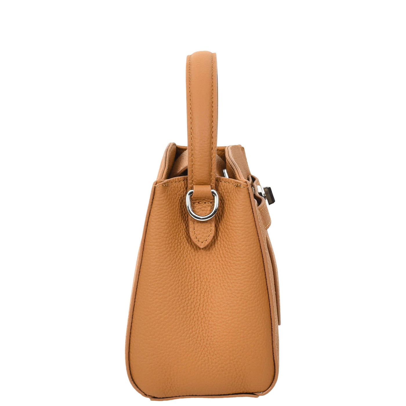 Women's Leather Top Handle Small Bag Lydia Tan ( Min Order From 10/Pcs )