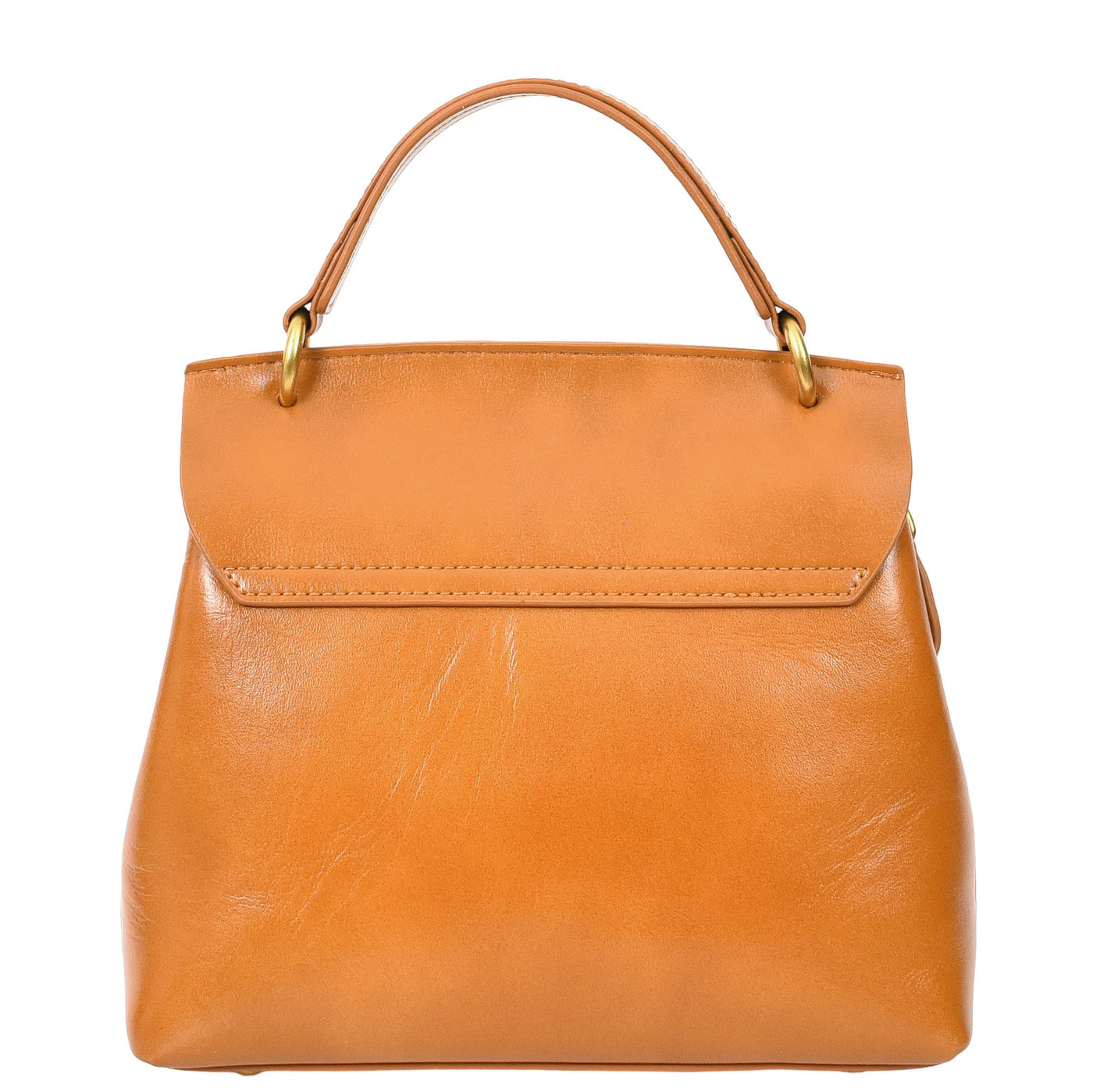 Womens Real Leather Small Handbag Gabriella Tan (Min Order From 10Pcs)