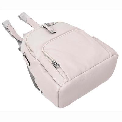 Women's Real Leather Casual Backpack Eliza Grey ( Min Order From 10/Pcs )