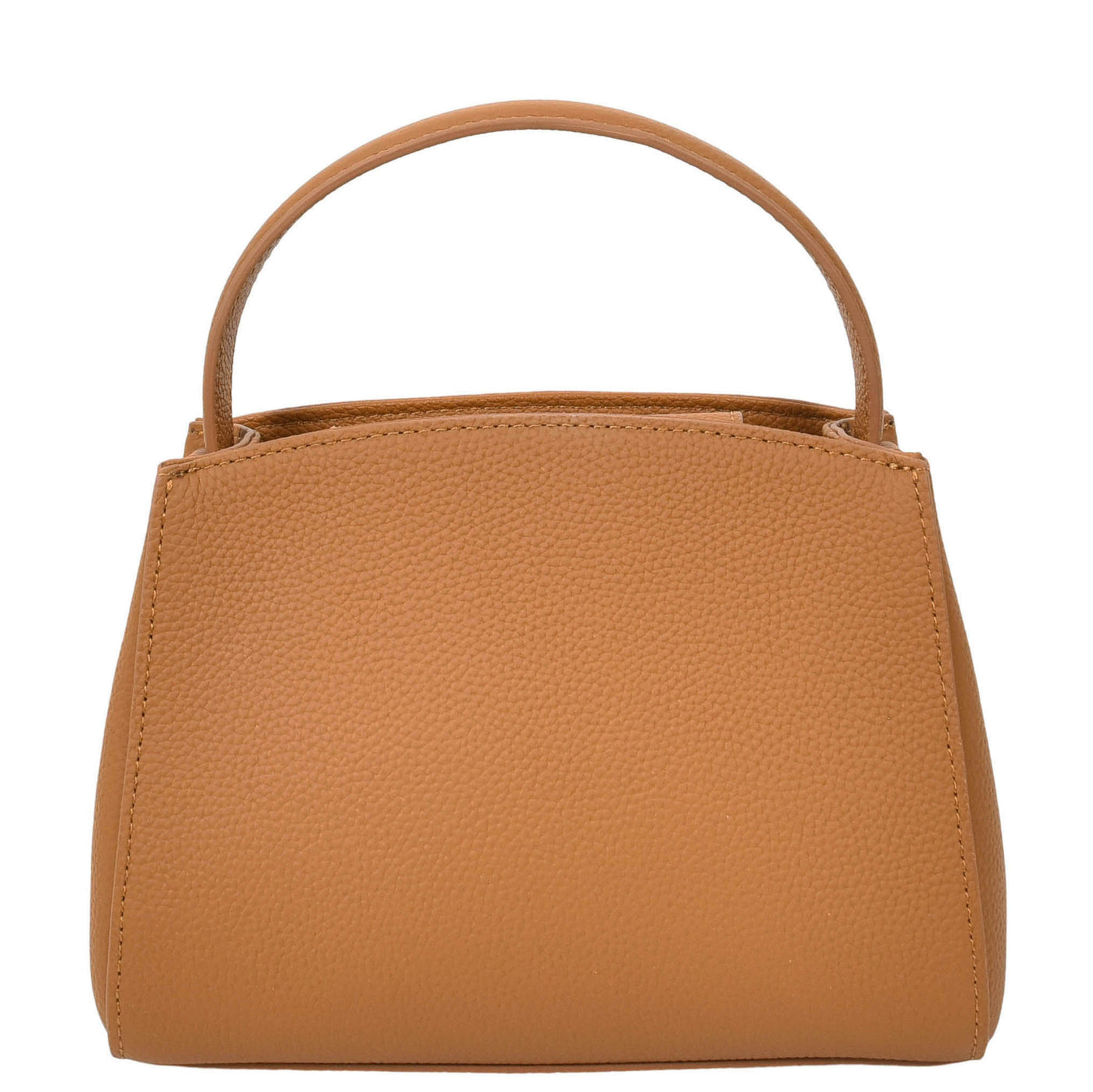 Women's Leather Top Handle Small Bag Lydia Tan ( Min Order From 10/Pcs )