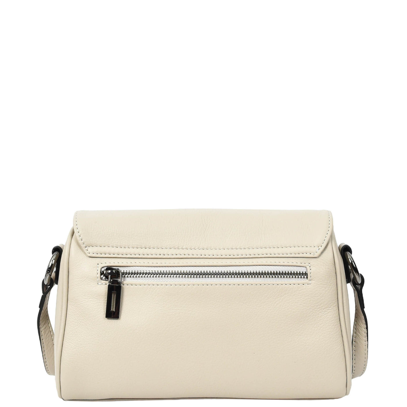 Womens Real Leather Cross Body Bag Small Organiser Classic Style Colette Beige (Min Order From 10Pcs)