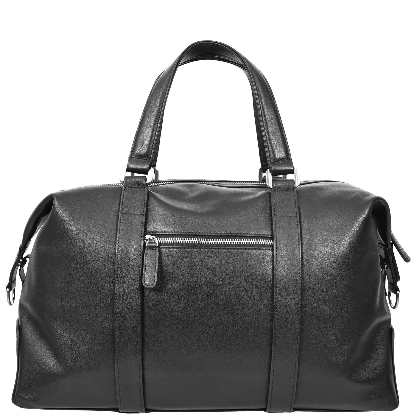 Real Leather Holdall Large Size Travel Weekend Organiser Bag Tunis Black (Min Order From 10Pcs)