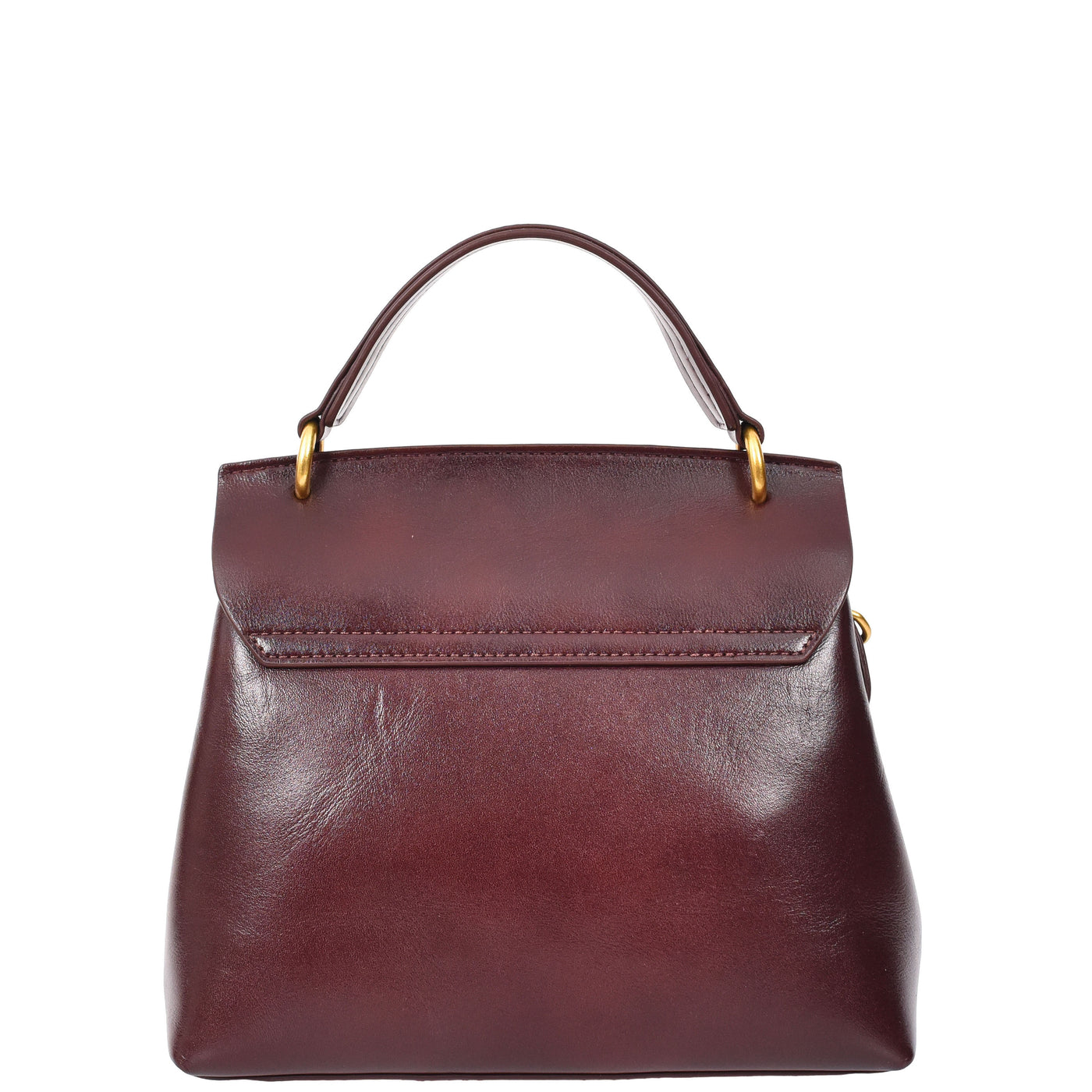 Womens Real Leather Small Handbag Gabriella Brown (Min Order From 10Pcs)
