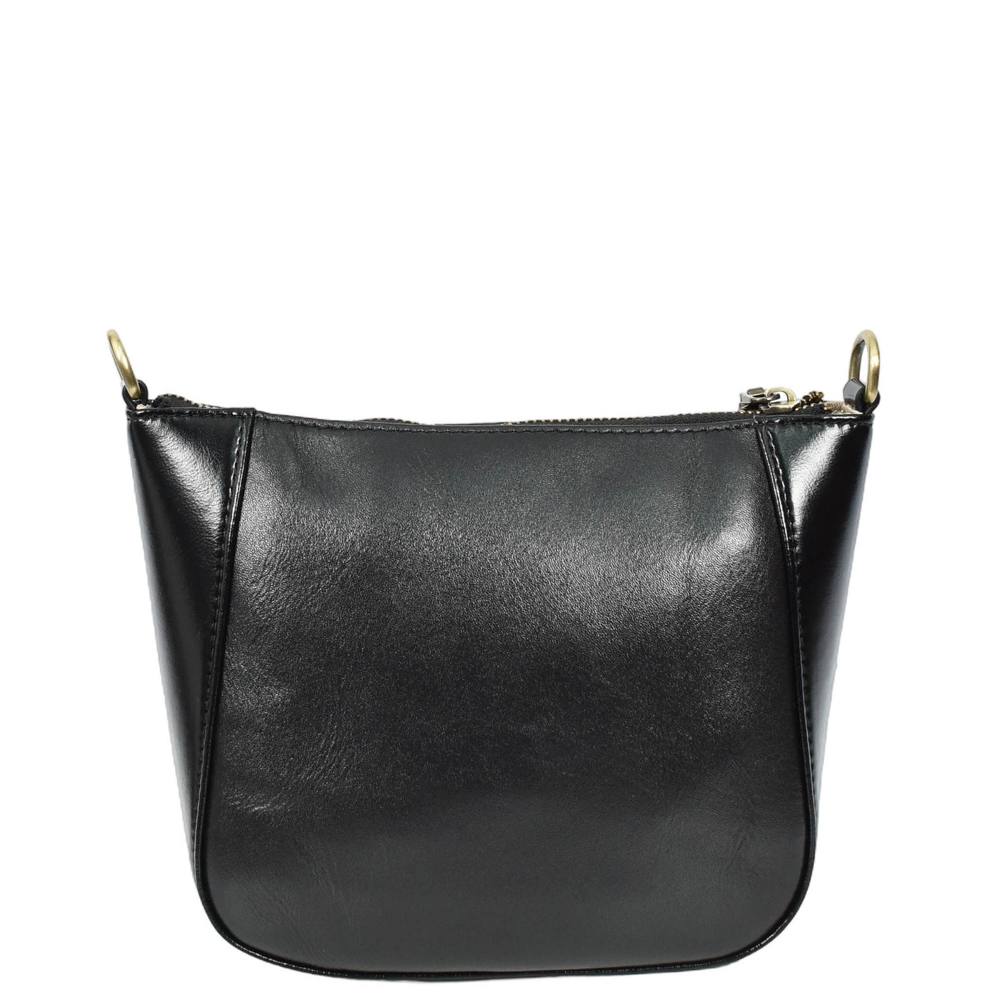 Women's Real Leather Cross Body Bag Small Size Sling Pouch Catherine Black (Min Order From 10Pcs)