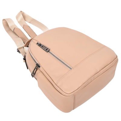 Women's Real Leather Casual Backpack Victoria Rose ( Min Order From 10/Pcs )
