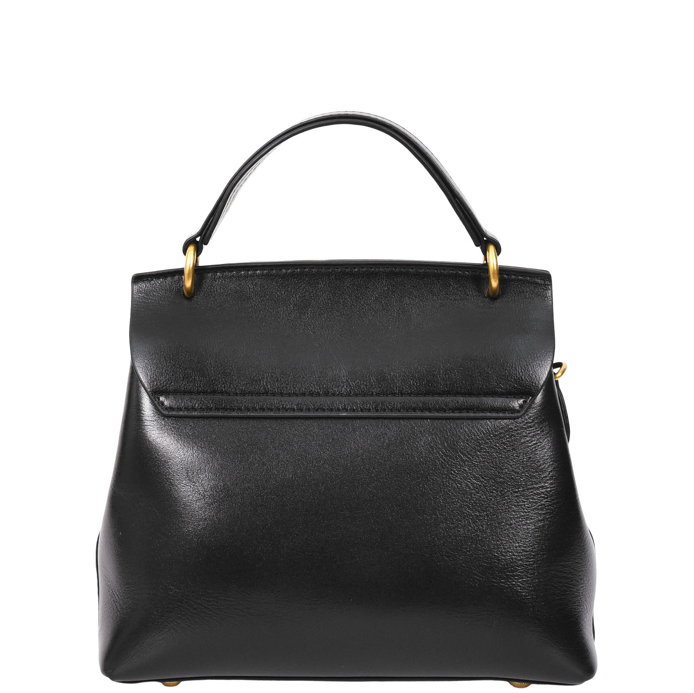 Womens Real Leather Small Handbag Gabriella Black (Min Order From 10Pcs)