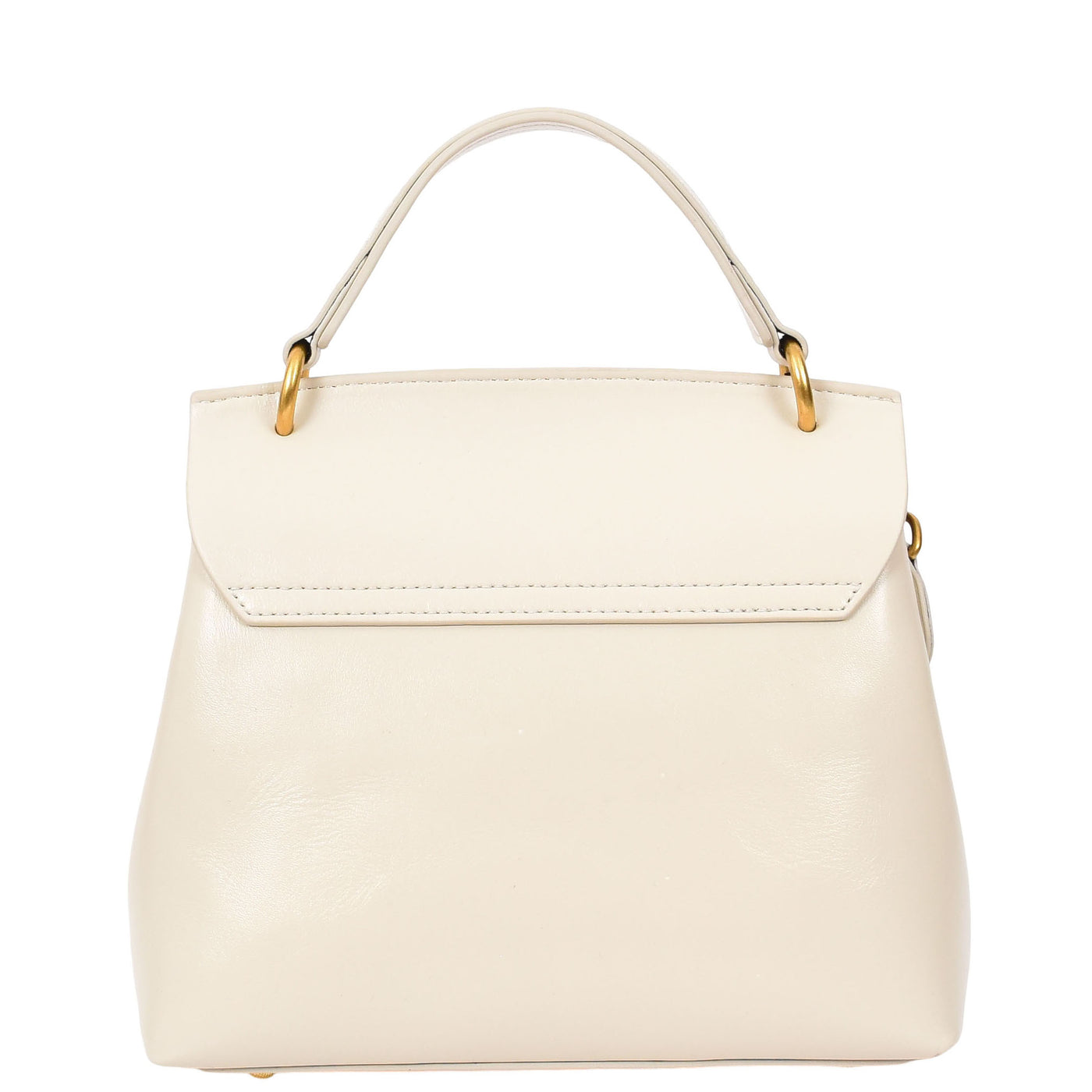 Womens Real Leather Small Handbag Gabriella White (Min Order From 10Pcs)