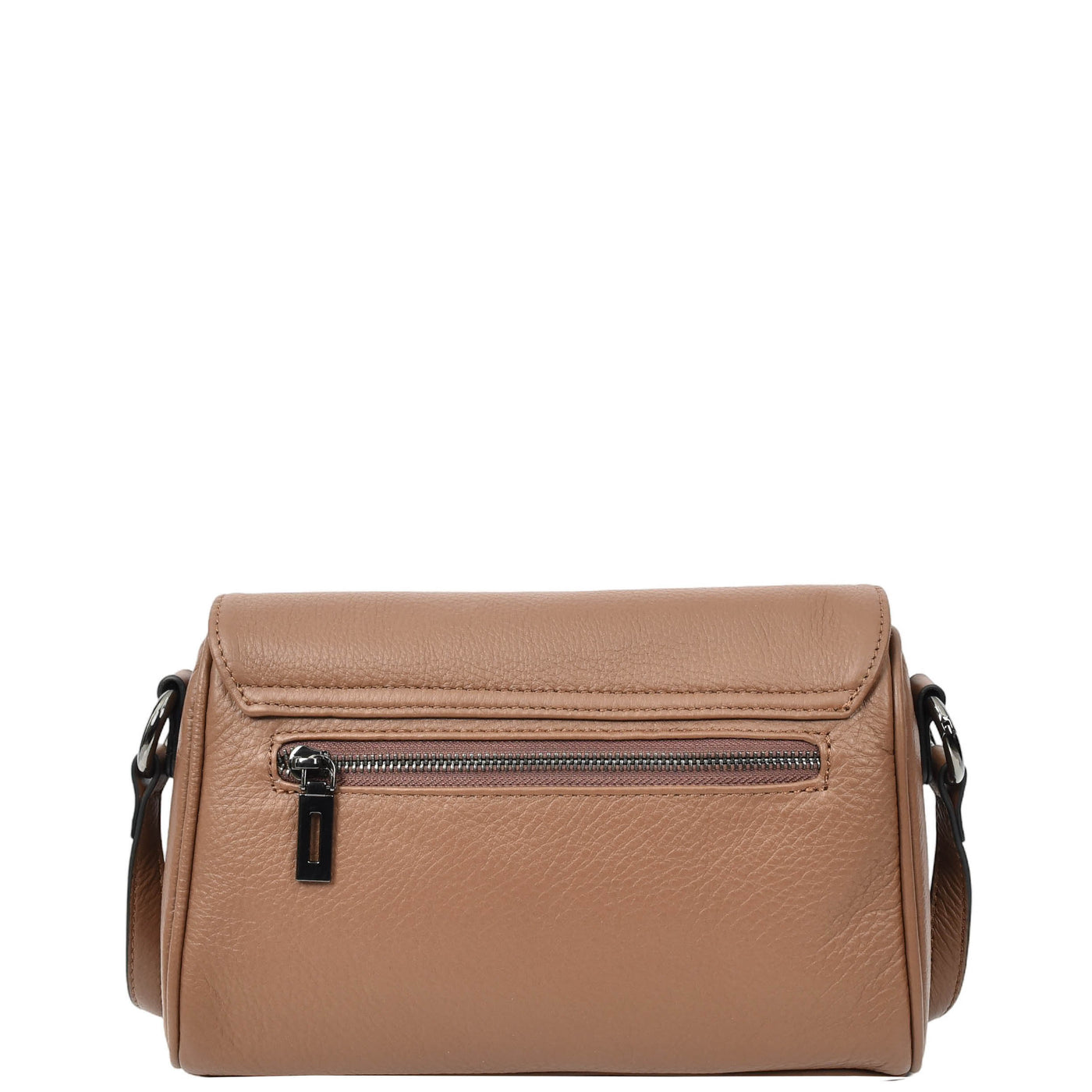 Womens Real Leather Cross Body Bag Small Organiser Classic Style Colette Brown (Min Order From 10Pcs)