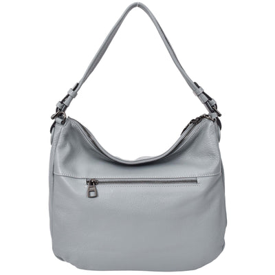 Women's Real Leather Hobo Style Handbag Diana Blue ( Min Order From 10/Pcs )