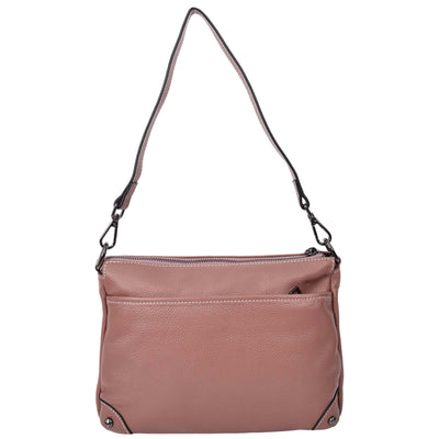 Women's Leather 2-in-1 Cross Body Shoulder Bag Olivia Rose ( Min Order From 10/Pcs )
